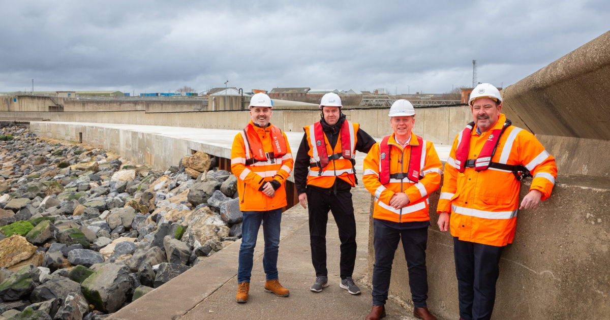 Esh Construction completes £1.4 million sea defence upgrades at Port of ...
