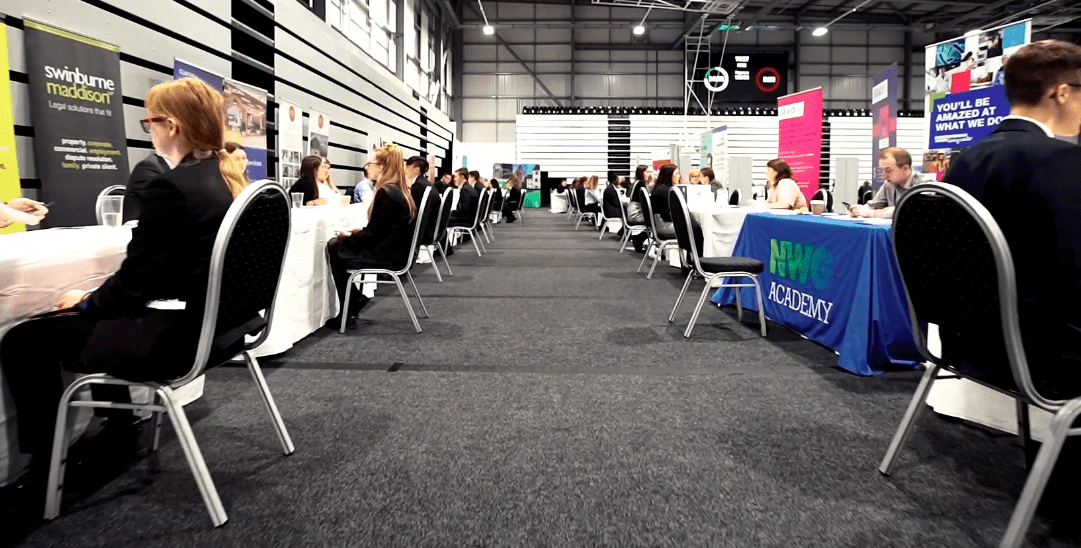 Building My Skills Mock Interview day helps students prepare for their